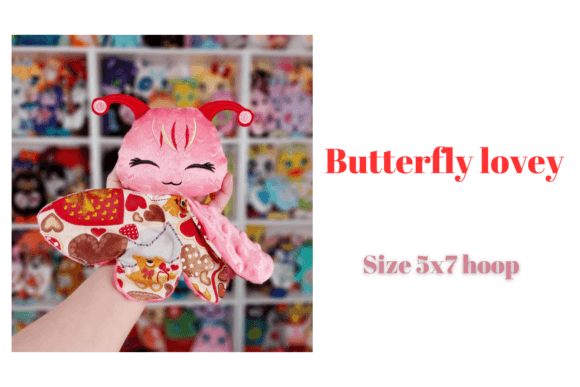 Baby Bee-butterfly Jointed Lovey Girl