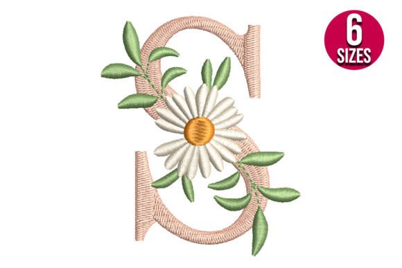 Daisy Alphabet Letter S