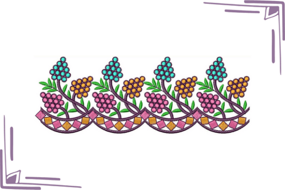 Floral Border for Craft Fairs