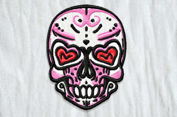 Skull with Heart Eyes
