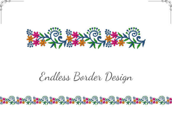 Spring Flowers Border
